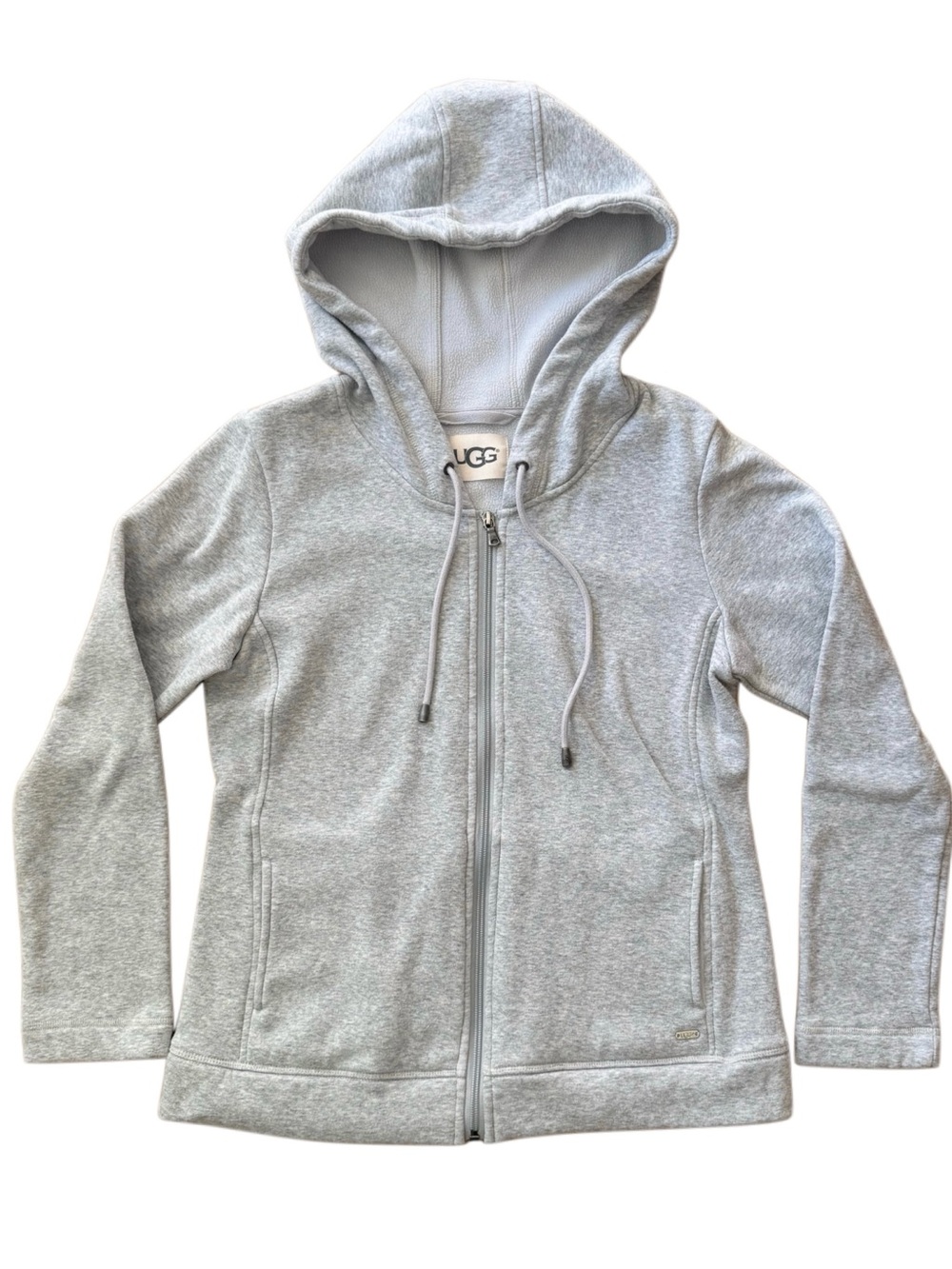 UGG Heather Gray Full Zip Hoodie - Size M